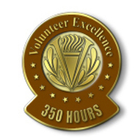 Volunteer Excellence - 350 Hours